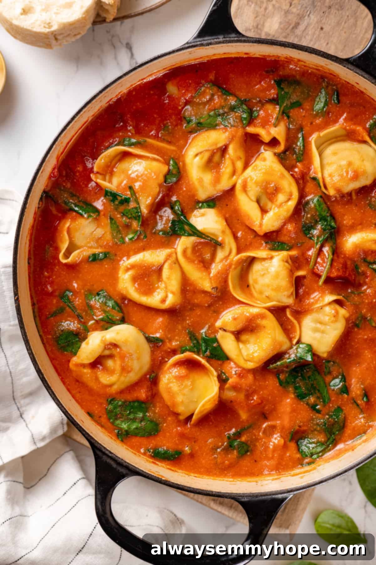 Creamy Tomato Tortellini Soup 1 featured 58560