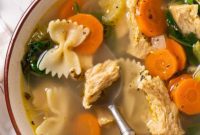 Plant-Based Chicken Noodle Soup