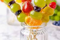 Candied Fruit Skewers
