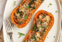 Savory Stuffed Butternut Squash