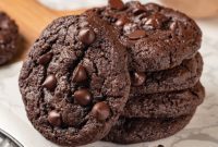 Decadent Double Chocolate Chunk Cookies