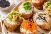 Elevated Vegan Inari Sushi: 3 Creative Topping Ideas
