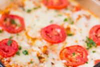Cheesy Cauliflower Pizza Bake