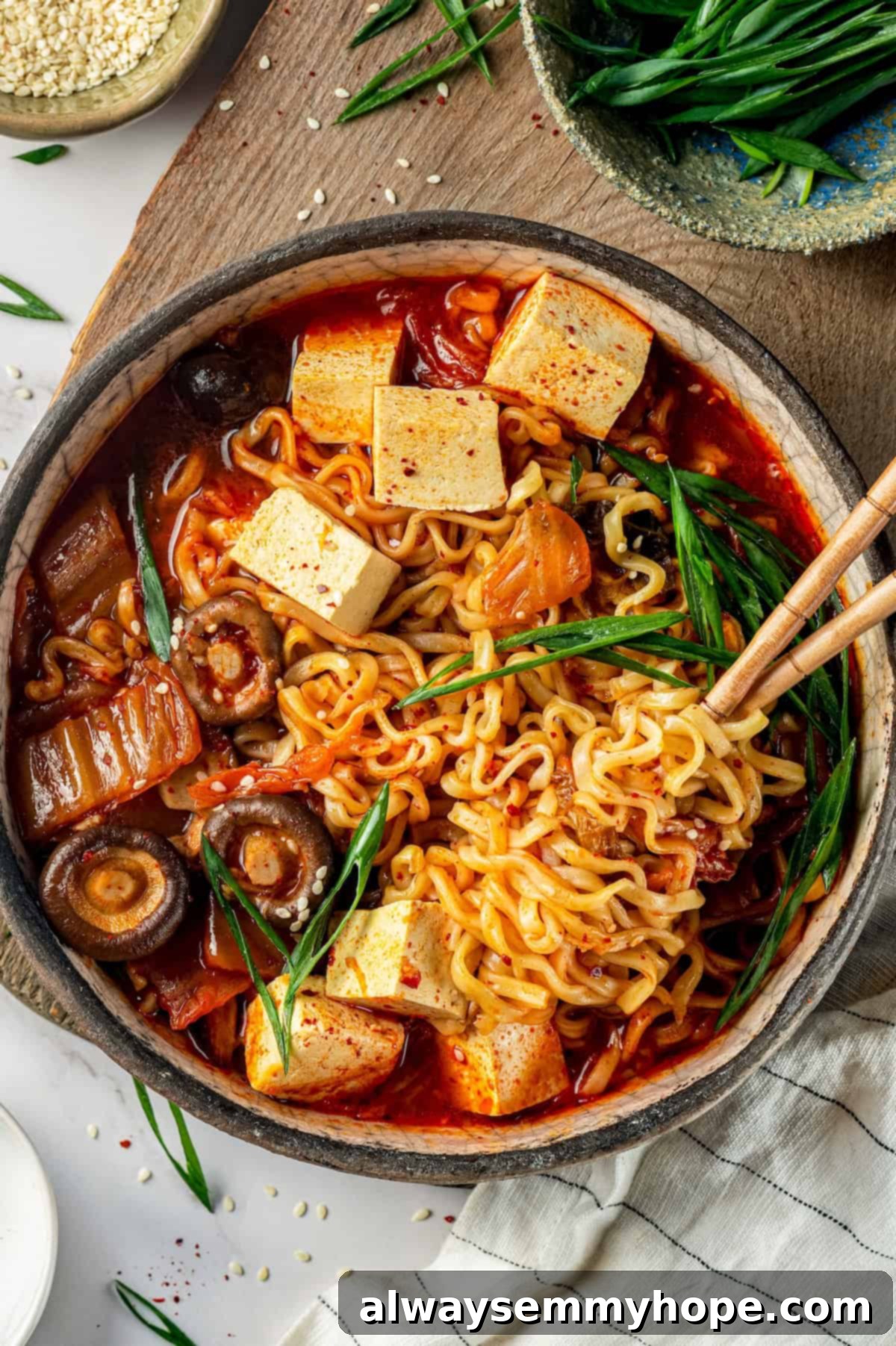 Spicy Kimchi Tofu Ramen 1 featured 69602