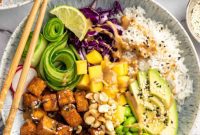 Peanut Tofu Meal Prep Bowls