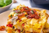 Simple Overnight Breakfast Strata