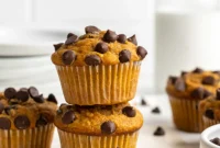 Moist Pumpkin Chocolate Chip Muffins