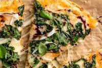 Balsamic Glazed Sweet Potato Kale Pizza