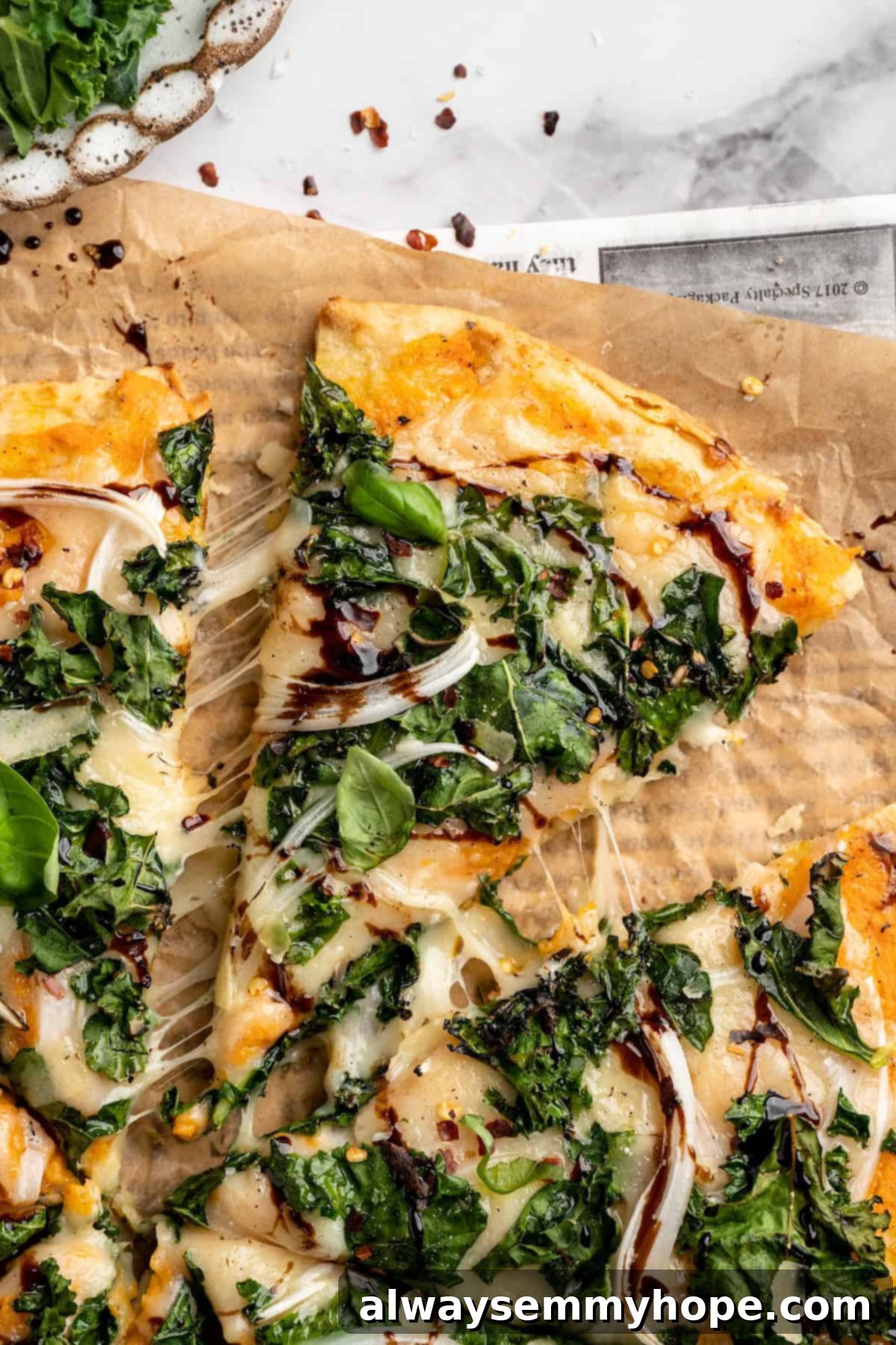Balsamic Glazed Sweet Potato Kale Pizza 1 featured 7123