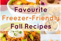 Autumn Freezer Favorites