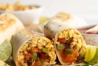 Hearty Vegan Breakfast Burritos