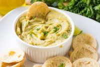 Seriously Delicious Vegan Roasted Garlic White Bean Dip