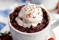 Easy Vegan Mug Brownie