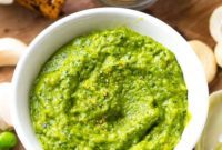 Luscious Cashew Pea Pesto