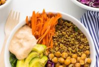Nourishing Buddha Bowl with Harissa Tahini Dressing