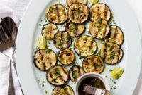 Zesty Lemon Garlic Grilled Zucchini