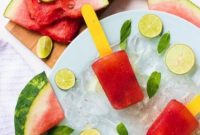 Effortless Watermelon Mint Ice Pops