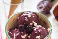 Two Ingredient Vegan Blueberry Ice Cream