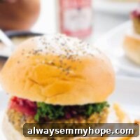 A vegan quinoa cauliflower burger with fries.