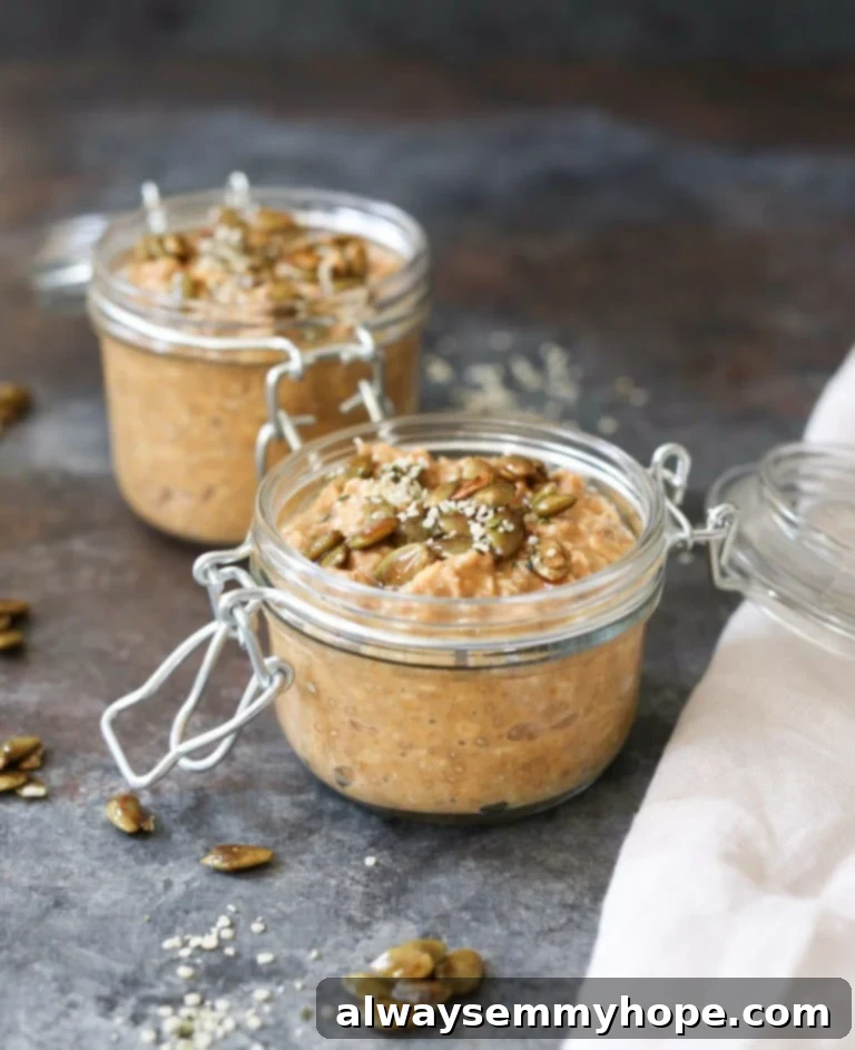 Vegan Christmas Delights: 50 Festive Plant-Based Meals 6 Two small glass containers full of overnight oats.