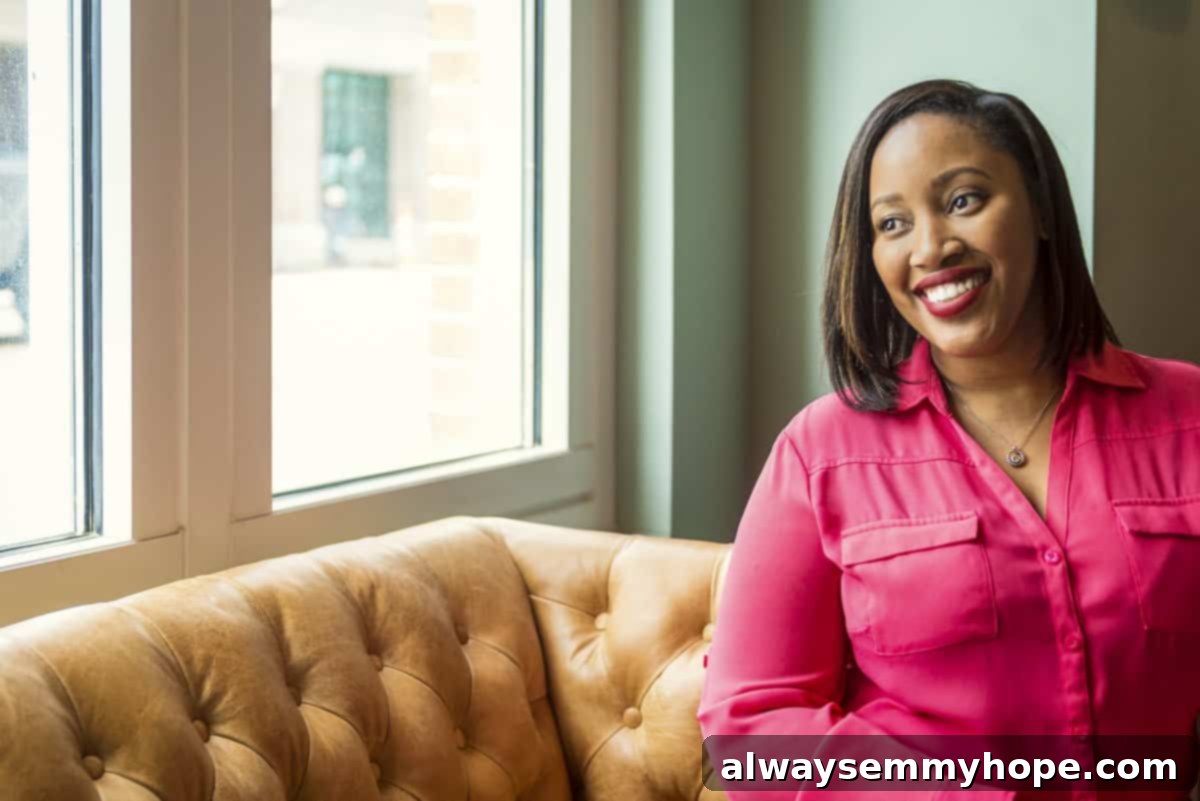 The Kitchen's Edge: Beginnings, Breakthroughs, and the Burn 2 Jessica in a pink top smiling.