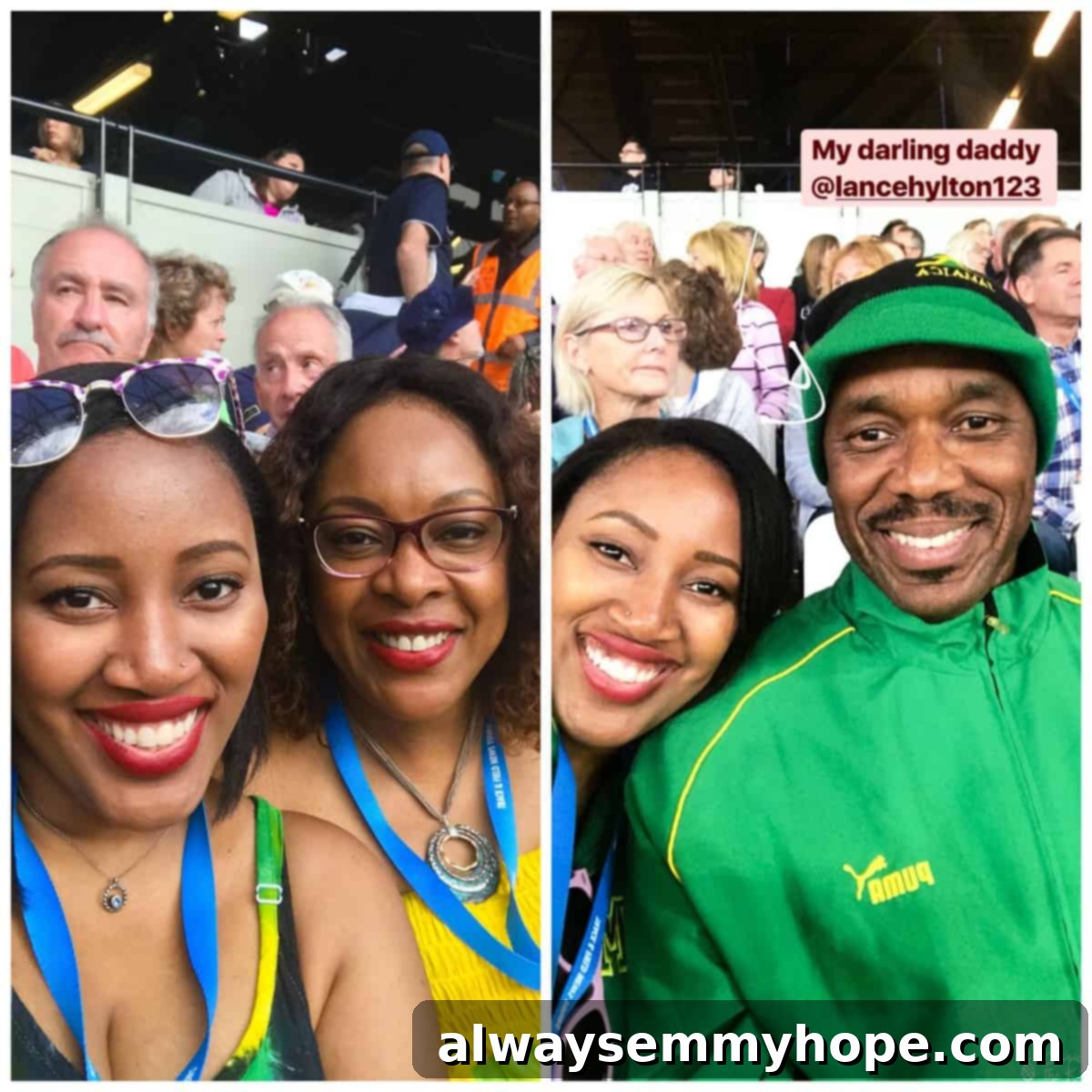 Your Essential Guide to London Food and Exploration 21 Jessica in the vibrant sports stands with friends, cheering on the athletes.