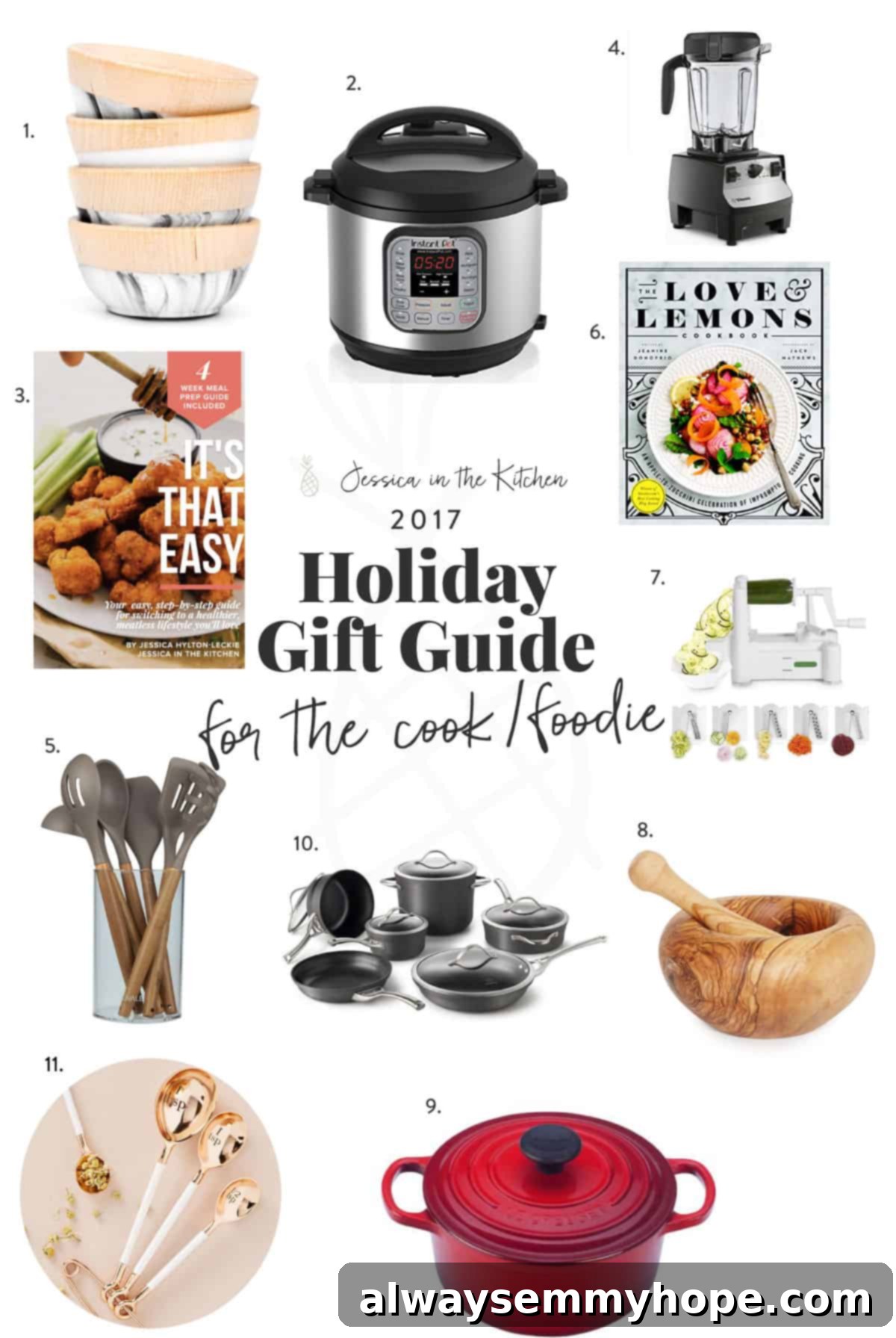 Various modern kitchen utensils laid out on a clean white background, showcasing their sleek design and practical uses for cooking and baking.