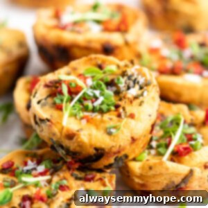 Vegan mini quiches with sun-dried tomatoes and spinach