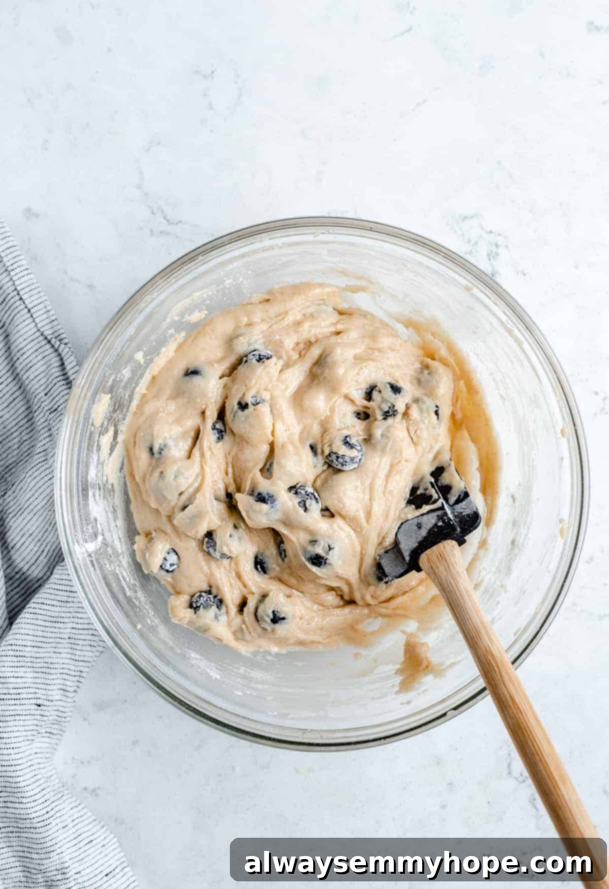 What is cassava flour? And how can you use it in gluten-free baking? I break down everything you need to know about cassava flour. Blueberry muffin batter in a mixing bowl.