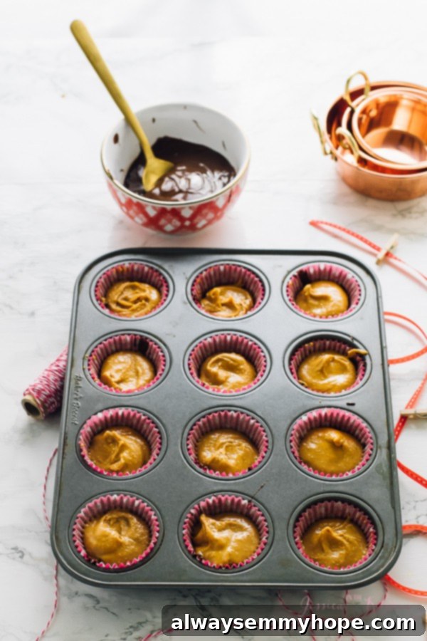 Top 15 Vegan Frozen Treats for Summer Relief 10 Peanut butter cups in muffin molds, before baking.