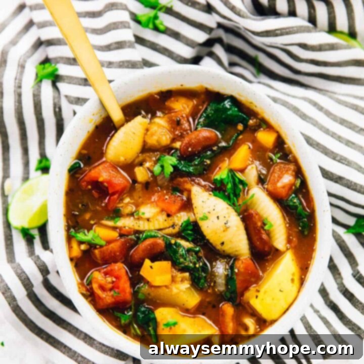 Hearty One-Pot Minestrone Soup