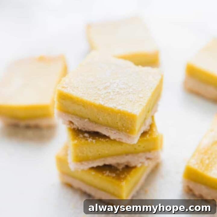 One Can, 20 Vegan Coconut Milk Recipes 17 Bright yellow Vegan Lemon Bars with a crumbly shortbread crust.