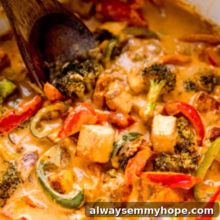 18 Fast Vegan Dinners Under an Hour 14 Vegan Thai Red Curry with Tofu