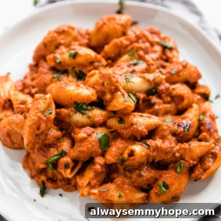 18 Fast Vegan Dinners Under an Hour 3 Creamy Tomato Pasta with Cashew Cream