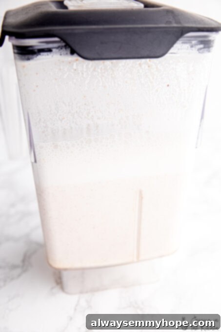 Homemade Almond Milk: The Ultimate Guide to Creamy, Easy, and Customizable Plant-Based Milk Almond milk in high speed blender