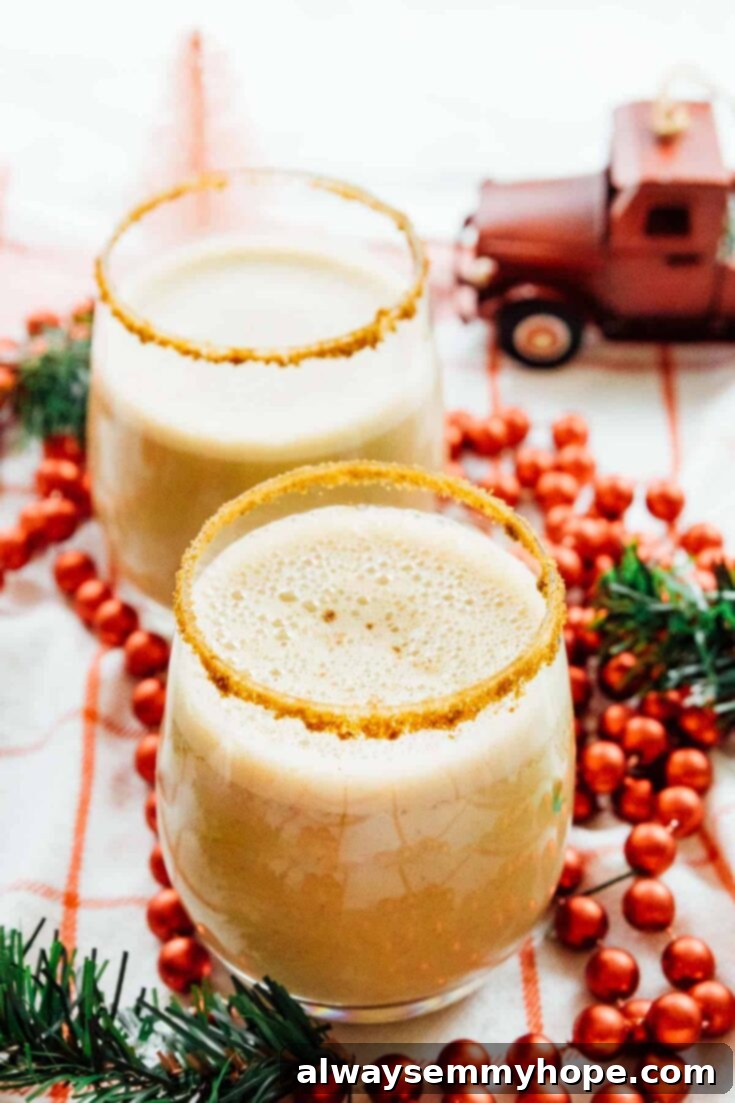 Aralık'ta İçinizi Isıtacak Vegan Tarifler 20 Creamy and heartwarming vegan eggnog, perfect for holiday celebrations