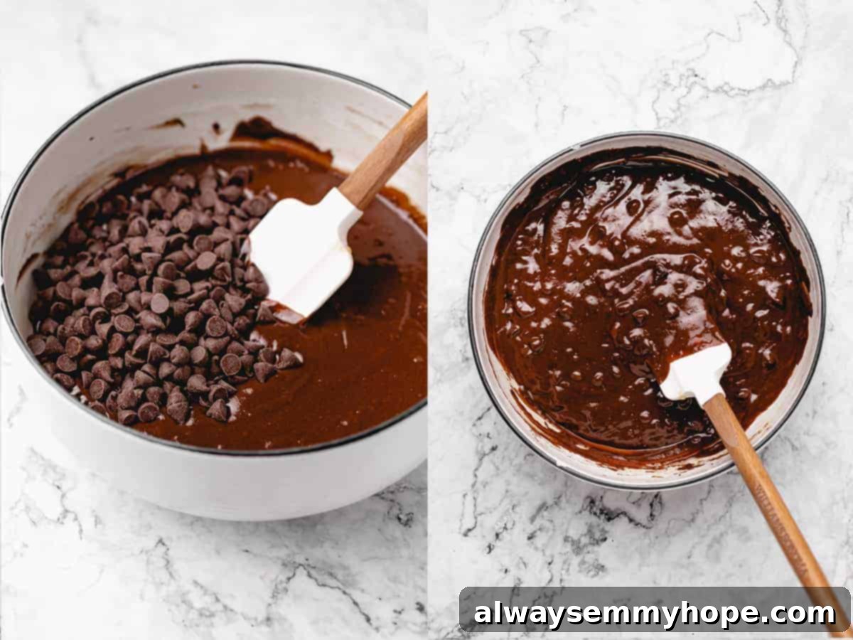 ingredient shots of making of gluten free brownies