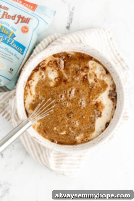 wet ingredients added in