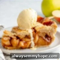 Perfect Vegan Apple Pie 18 Vegan apple pie with ice cream.