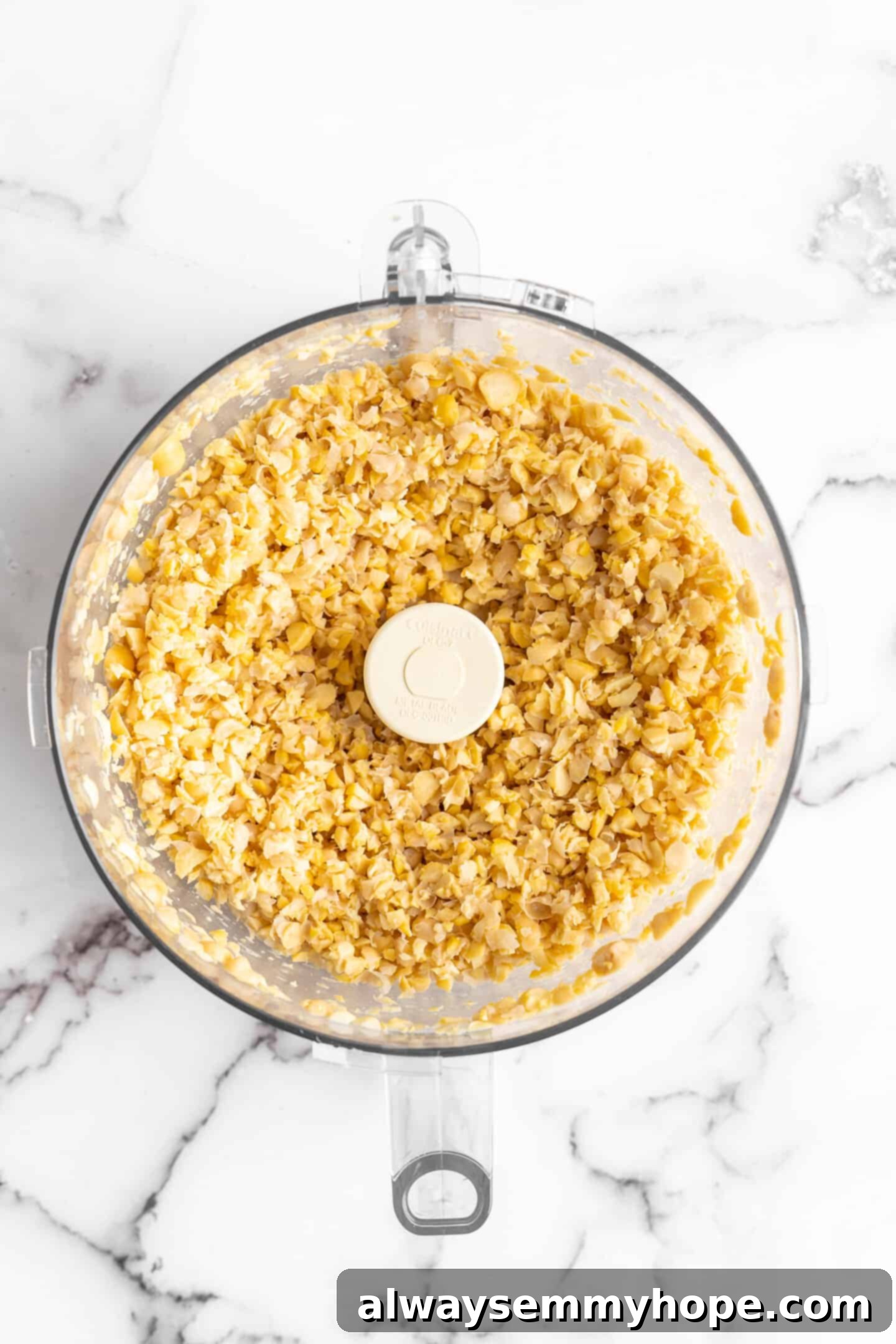 This homemade falafel recipe is just like the kind they make at restaurants. Fluffy on the inside, crispy on the outside, and so delicious! Pulsed chickpeas in food processor