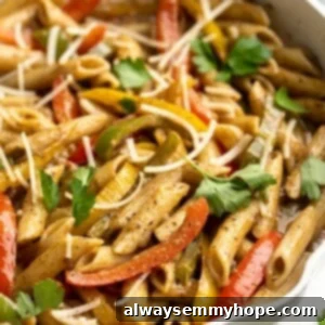 Rasta pasta in skillet