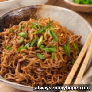 Fiery Noodles 2 Spicy ramen in bowl with green onions for garnish