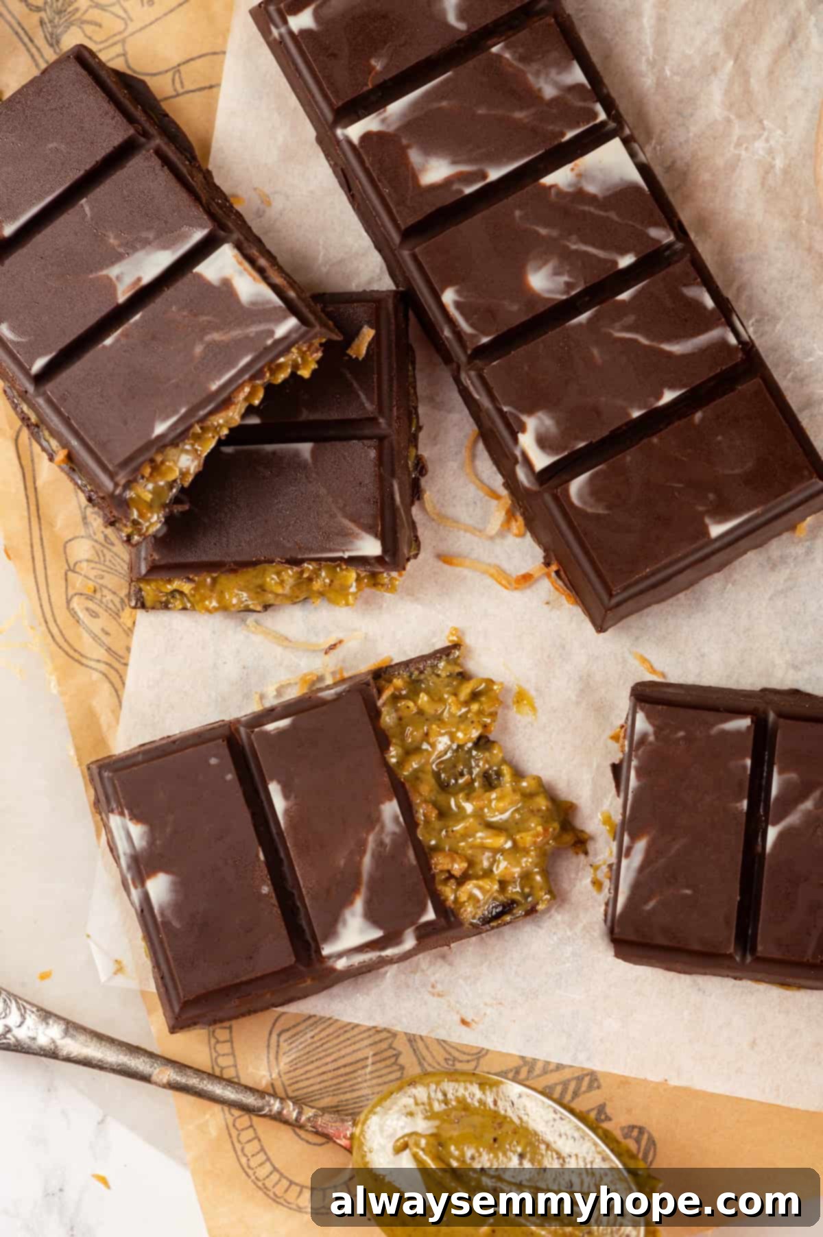 A Dubai chocolate bar is filled with crispy kataifi and a rich, creamy mixture of pistachio and tahini. Here’s how to make them at home! Homemade Dubai chocolate bars with marbled chocolate
