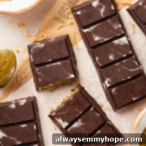 Dubai Chocolate Dreams 2 Overhead view of Dubai chocolate bars