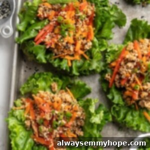 Overhead view of walnut meat lettuce wraps on sheet pan