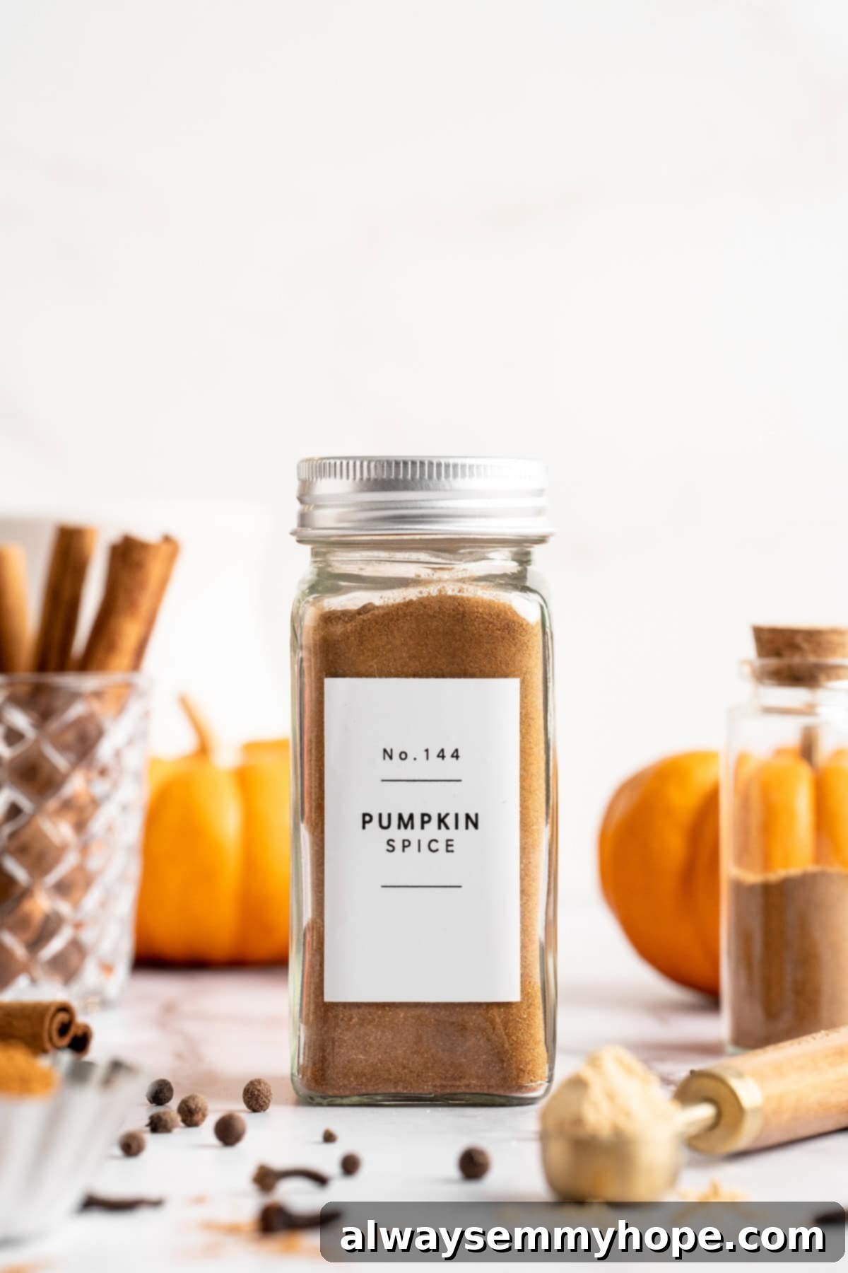 Jar of pumpkin pie spice