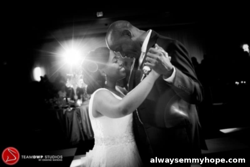 Happy New Year and a Medical Update 24 Jessica and Gavin sharing their first dance as a married couple.