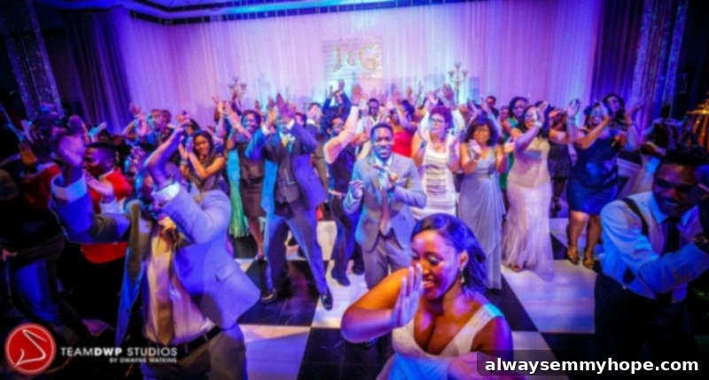 Happy New Year and a Medical Update 28 Jessica and wedding guests enjoying the lively dancefloor.