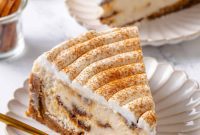 Vegan Cinnamon Swirl Cheesecake Delight