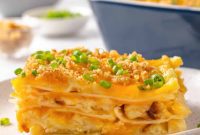 Cheesy Pierogi Bake